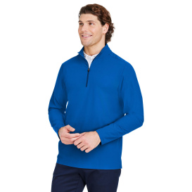 Devon & Jones DG410 CrownLux Windsor Welded Quarter-Zip - French Blue