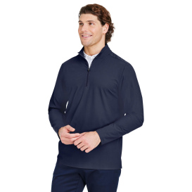 Devon & Jones DG410 CrownLux Windsor Welded Quarter-Zip - Navy