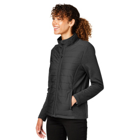 Devon & Jones DG704W Ladies New Classics Charleston Hybrid Jacket - Black Melange/Black