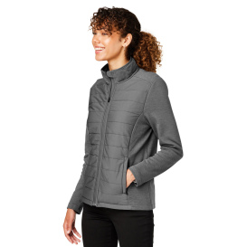 Devon & Jones DG704W Ladies New Classics Charleston Hybrid Jacket - Graphite Melange/Graphite