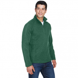 Devon & Jones DG792 Bristol Sweater Fleece 1/4-Zip - Forest Heather