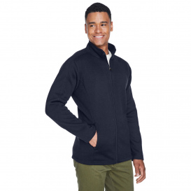 Devon & Jones DG793 Men\'s Bristol Full Zip Sweater Fleece Jacket - Navy