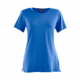 Devon & Jones DP182W Ladies Perfect Fit Shell T-Shirt - French Blue