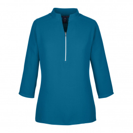 Devon & Jones DP611W Ladies Perfect fit 3/4 Sleeve Crepe Tunic - Dark Teal