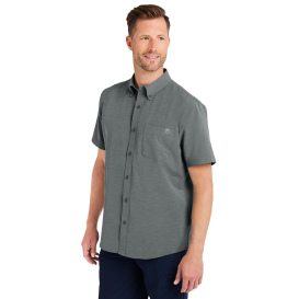 HUK H150154 Kona Solid Short Sleeve Shirt - Volcanic Ash
