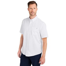 HUK H150154 Kona Solid Short Sleeve Shirt - White