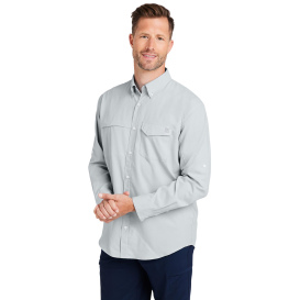 HUK H150172 Tide Point Long Sleeve Shirt - Harbor Mist