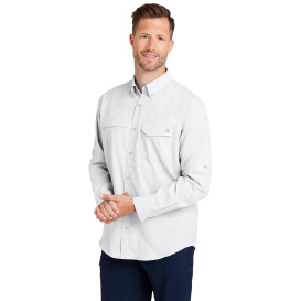 HUK H150172 Tide Point Long Sleeve Shirt - White