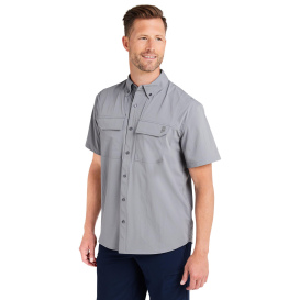 HUK H150183 Creekbed Short Sleeve Shirt - Night Owl