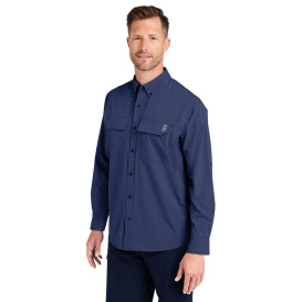 HUK H150184 Creekbed Long Sleeve Shirt - Naval Academy