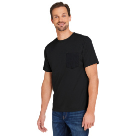 Harriton M118 Unisex Charge Snag and Soil Protect Long-Sleeve T-Shirt - Black