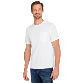 Harriton M118 Unisex Charge Snag and Soil Protect Long-Sleeve T-Shirt - White