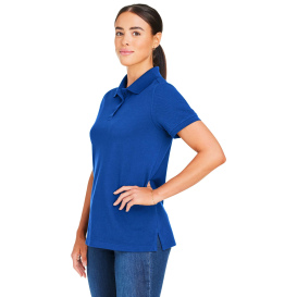 Harriton M205W Ladies Valiant Cotton Snag Protect Polo - True Royal
