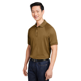 Harriton M208 Mens Charge Snag and Soil Protect Polo - Coyote Brown