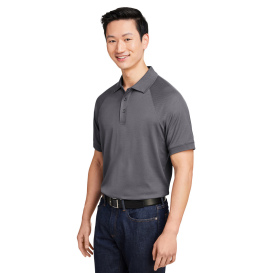 Harriton M208 Mens Charge Snag and Soil Protect Polo - Dark Charcoal