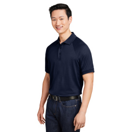 Harriton M208 Mens Charge Snag and Soil Protect Polo - Dark Navy