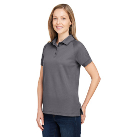 Harriton M208W Ladies Charge Snag and Soil Protect Polo - Dark Charcoal