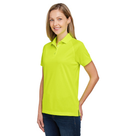 Harriton M208W Ladies Charge Snag and Soil Protect Polo - Safety Yellow