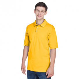 Harriton M265 Men\'s 5.6oz. Easy Blend Polo - Sunray Yellow