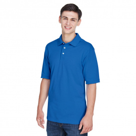 Harriton M265 Men\'s 5.6oz. Easy Blend Polo - True Royal