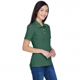 Harriton M265W Ladies 5.6 oz. Easy Blend Polo - Hunter