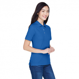Harriton M265W Ladies 5.6 oz. Easy Blend Polo - True Royal