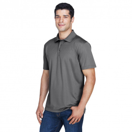 Harriton M315 Men's 4oz. Polytech Polo - Charcoal