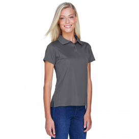 Harriton M315W Ladies 4 oz. Polytech Polo - Charcoal