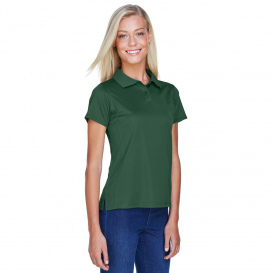 Harriton M315W Ladies 4 oz. Polytech Polo - Dark Green