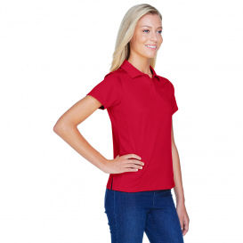 Harriton M315W Ladies 4 oz. Polytech Polo - Red