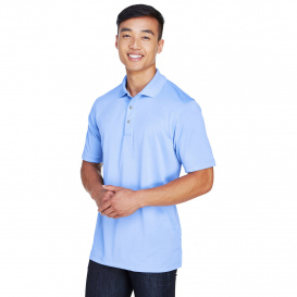 Harriton M345 Men\'s Advantage Snag Protection Plus IL Snap Placket Polo - Industry Blue