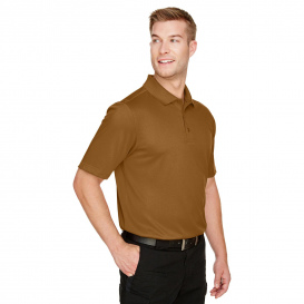 Harriton M348 Men\'s Advantage Snag Protection Plus IL Polo - Duck Brown