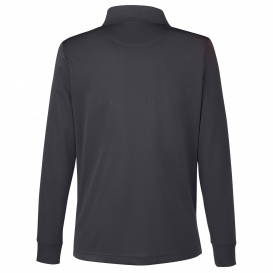 Harriton M348LW Ladies Advantage Snag Protection Plus IL Long Sleeve Polo - Dark Charcoal
