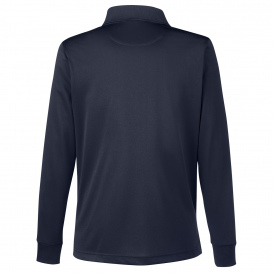 Harriton M348LW Ladies Advantage Snag Protection Plus IL Long Sleeve Polo - Dark Navy