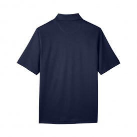Harriton M348P Men\'s Advantage Snap Protection Plus IL Pocket Polo - Dark Navy
