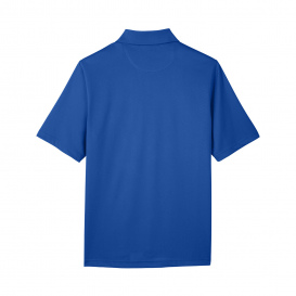 Harriton M348P Men\'s Advantage Snap Protection Plus IL Pocket Polo - True Royal