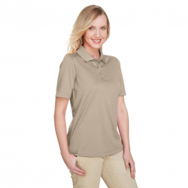 Harriton M348W Ladies Advantage Snag Protection Plus IL Polo - Khaki