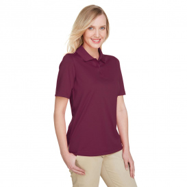 Harriton M348W Ladies Advantage Snag Protection Plus IL Polo - Maroon