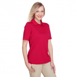 Harriton M348W Ladies Advantage Snag Protection Plus IL Polo - Red
