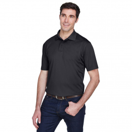 Harriton M354 Micro Pique Polo - Black