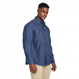 Harriton M540 Men\'s Denim Shirt Jacket - Dark Denim