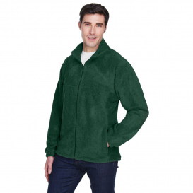 Harriton M990 Men\'s 8 oz. Full Zip Fleece - Hunter