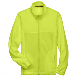Harriton M990Y Youth 8 oz. Full-Zip Fleece - Safety Yellow