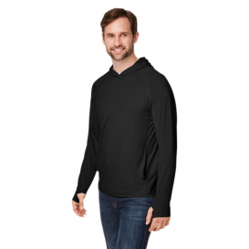 North End NE105 Unisex JAQ Stretch Performance Hoodie - Black