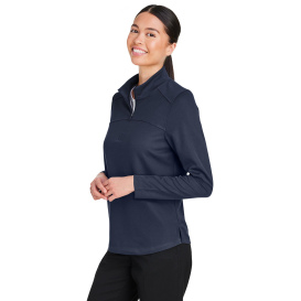 North End NE412W Ladies Express Tech Performance Quarter-Zip - Classic Navy