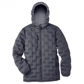North End NE708 Men\'s Loft Puffer Jacket - Carbon/Black