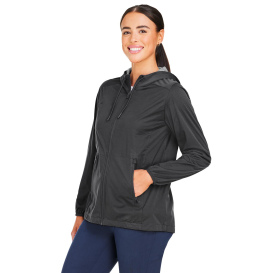 North End NE75W Ladies Network Lightweight Jacket - Carbon Heather