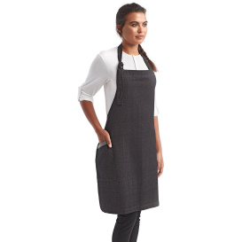 Reprime RP122 Unisex Regenerate Sustainable Bib Apron - Black Denim