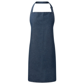 Reprime RP150 Unisex Colours Sustainable Bib Apron - Indigo Denim