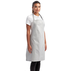 Reprime RP150 Unisex Colours Sustainable Bib Apron - Silver